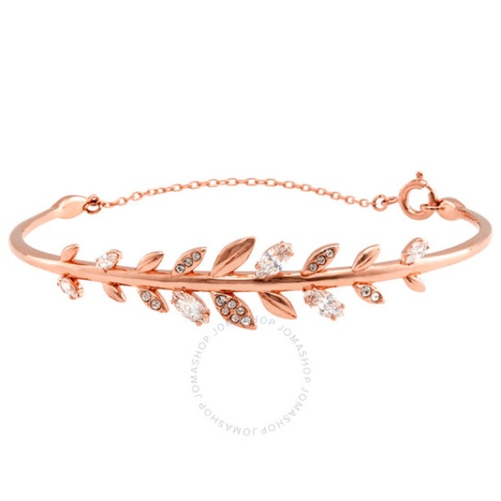 Swarovski Mayfly Rose-gold tone plated Bangle Bracelet